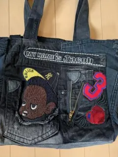 デニムリメイクバッグ