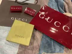 GUCCI ショップ袋・ギフトボックスセット　美品　グッチ