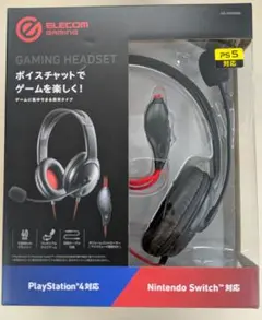 !!未開封!! ELECOM GAMING HEADSET HS-GM20BKのサムネイル