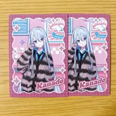 プロジェクトセカイ メロパレカフェ カード トレカ 宵崎奏 ノーマル 2点