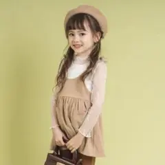 2way レースアップ ジャガード キャミ チュニック　アーバンチェリー 110