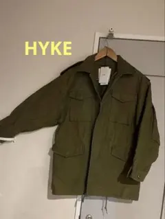 HYKE ミリタリージャケット コート ⭐︎タグ、ボタン付き⭐︎
