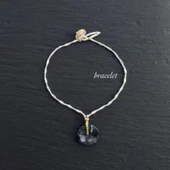 カレンシルバーとローマングラスのブレスレット