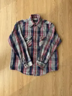 【好配色】　90’sヘビーネルシャツ　USA製