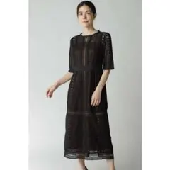 ローズバッド　総レースドレス