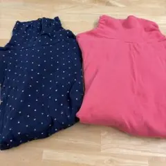 長袖ハイネック ２枚セット140 .150 暖かい