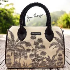 ⚠️線香臭⚠️ JIM THOMPSON ココヤシ 2wayミニバッグ シェニール