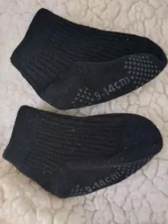 ブラック　靴下　9〜14cm