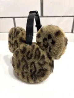 【今だけ価格！早い者勝ち！ディズニー】ミニー イヤーマフ ヒョウ柄 レア 廃盤