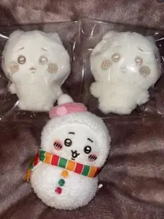 ちいかわ ぬいぐるみ マスコット 3点セットのサムネイル