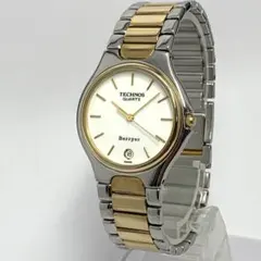 ☘️電池交換済 855 TECHNOS Berryer テクノス 腕時計 ゴールドのサムネイル