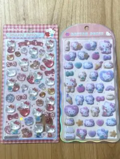 ボンボンドロップシール　コットンパフィー　キティ