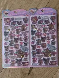 日焼けキティ うるちゅるポップシール ボンボンドロップ 2点セット