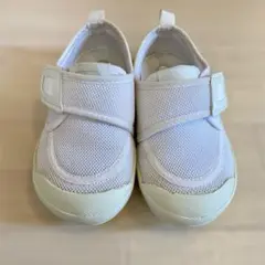 ミキハウス　上履き　室内履き　シューズ　白　15cm