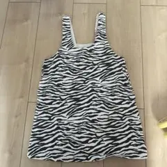 branshes ゼブラ柄 ジャンバースカート 110