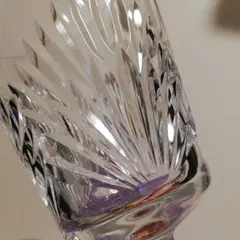 HOYA クリスタルワイングラス　大きめ　2客　ワイン　シャンパン　パフェ