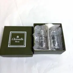 未使用 クリストフル VILLARS ヴィラール 小さな 調味料入れ 2個セット 未使用 クリストフル VILLARS ヴィラール 小さな 調味料入れ 2個セット