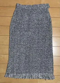 mystic ミスティック　フリンジ付き多色タイトスカート サイズ1