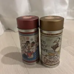 東京ディズニーリゾート 焙じ茶玄米茶 缶セット(空き缶)