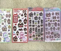 国内正規品　モンチッチ　うるちゅるポップシール＋平成はっぴーフォン　もんちっち