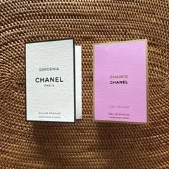 シャネル ガーデニア他 フレグランス サンプル2点/未使用品