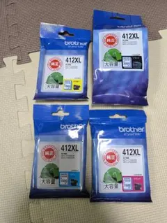 Brother 412XL インクカートリッジ 4色セット - メルカリ
