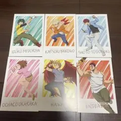 僕のヒーローアカデミア ヒロアカ アニメイトフェア特典 ポストカード 6種セット