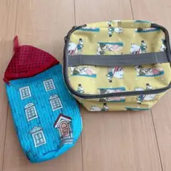リンネル付録　サマンサモスモス×ムーミン 保冷ポーチ&ペットボトルホルダー
