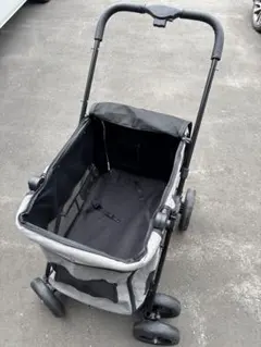 ペットカート グレー メッシュ窓付き タンスのゲン 60kg 大型犬用