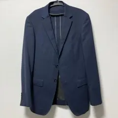 ORIHICA ネイビー ストライプ ビジネスジャケット　サイズY6