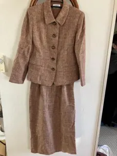 スーツ ブラウン 上下セット 11号