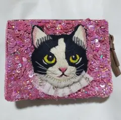 yukiemon tamaoworld ラビット　イースター刺繍財布 一部店舗・WEB限定＞【tamaoworld】tamao Asccordion mini wallet