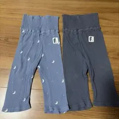 ベビーパジャマ 腹巻きパンツ ズボンワッフル素材 2点セット　バースデイ