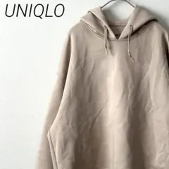 UNIQLO ドライソフトスウェットプルパーカ 長袖 無地 シンプル