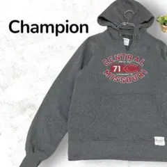 【希少】Champion パーカー S グレー CENTRAL MISSOURI
