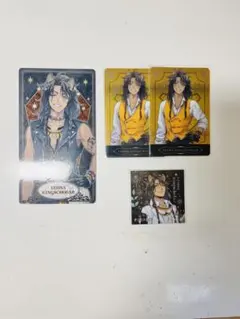 ツイステ レオナ 制服 アルカナ カード ウエハース メタカ 運動着 金箔