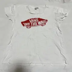 VANS バンズ 半袖Tシャツ OFF THE WALL プリント ホワイト Mのサムネイル
