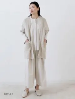 2025新作 evam eva / cotton culotte pants