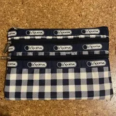 kiki様専用★LeSportsac レスポートサック チェック柄ポーチ