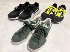 【美品あり】 PUMA 3足 スニーカーおまとめセット