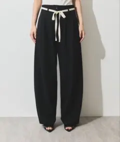 ADAM ET ROPE' ワイドパンツ 「WEB限定」ハイウエストカーブパンツ