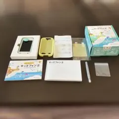 SoftBank キッズフォン3 ミントグリーン 本体 箱 説明書付き - メルカリ