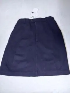 ★¥8250→¥2999★新品未使用MOUSSY ネイビーウールミニスカート