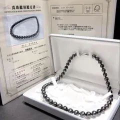 黒真珠 ネックレス K14WG留め具 DAIMARU - メルカリ