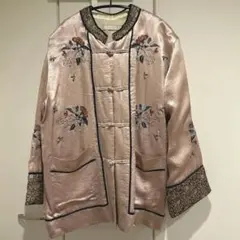 QUINOA チャイナジャケット ピンク