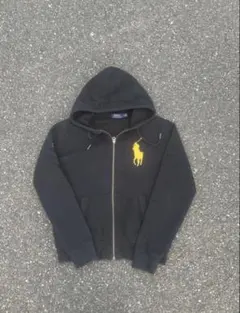 【希少】90s Polo Ralph Lauren ジップパーカー ビッグポニー