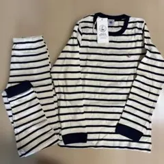 新品PETIT BATEAU ストライプ ボーダーパジャマ 128〜
