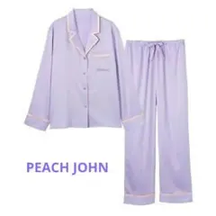 PEACH JOHN サテンパジャマシャツセット【ラベンダー】のサムネイル