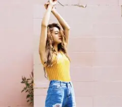 GRL グレイル ✴︎ リブニットキャミソール