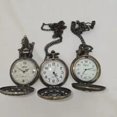 懐中時計 まとめ売り 3個セット Papini